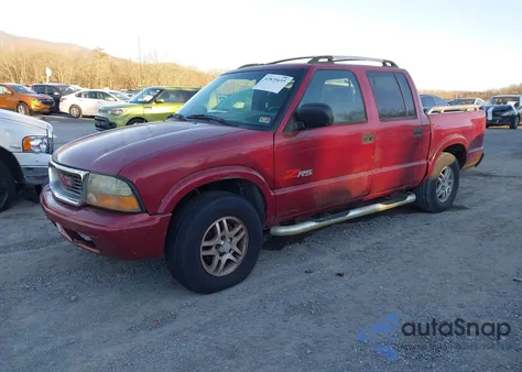 2002 GMC Sonoma Sls from USA, damaged, VIN 1GTDT13W42K210235